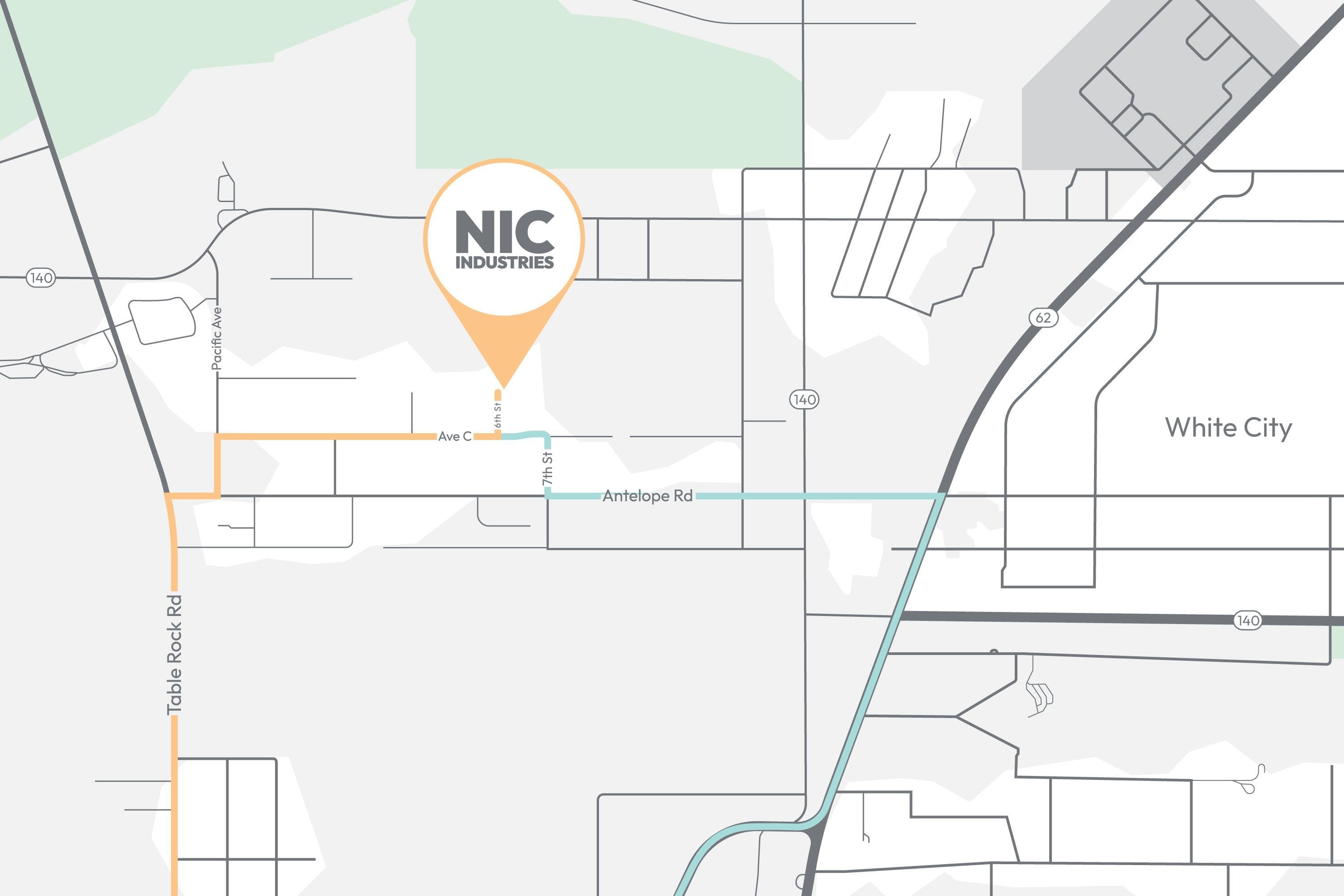 NIC Parking Schematic